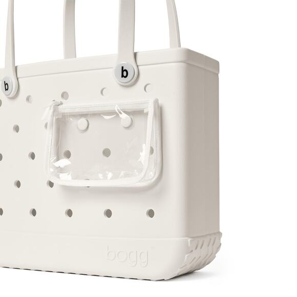 NWT BOGG BAG Tote in Coconut with White Buttons Lightweight, Durable EVA-Medium - Picture 3 of 6